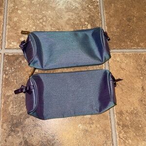 ESTEE LAUDER Makeup/Cosmetic/Skincare Assorted Zipper Bags Bundle Set of 2